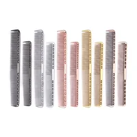 

Salon Hairdressing Barbershop Rose Gold Aluminum Metal Baby Hair Styling Comb