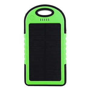 5000mAh Portable Solar Power Bank Mobile Phones