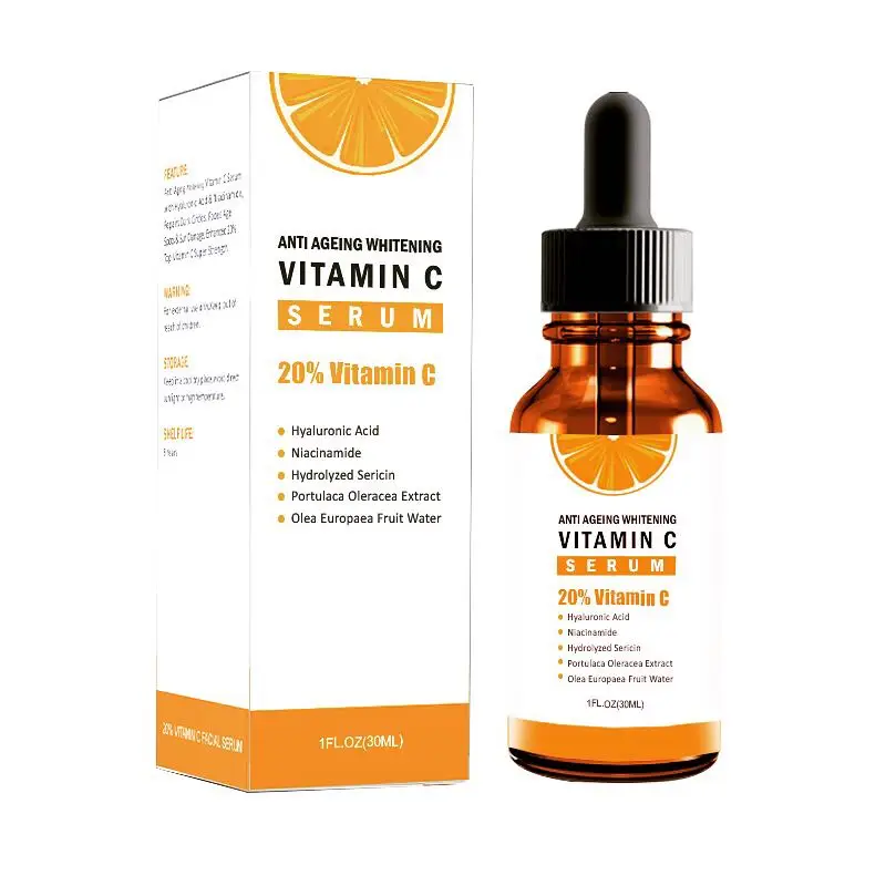 Private Label Natural Organic Hyaluronic Acid Vitamin C facial 
