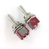 M12 toggle switch big head opening 12MM Red toggle switch 6 feet 3 files Rocker switch