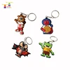 New Product 2d Soft Chain Finland B Letter Custom Mini Basketball Keychain Coffee Key Ring