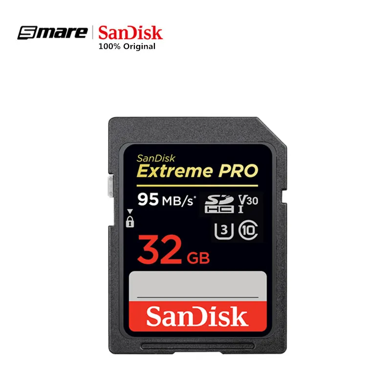 

SanDisk Extreme PRO SD card 128GB 64GB 32GB 16GB 256GB Memory Card UHS-I High Speed 633X Class 10 95MB/s 170MB/s V30 for camera
