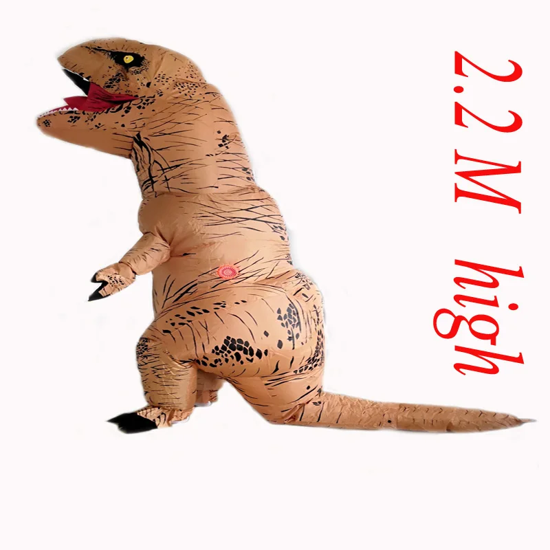 

2.2M High Funny Costume Inflatable Halloween Costume Inflatable Walking T-REX dinosaur costume, N/a