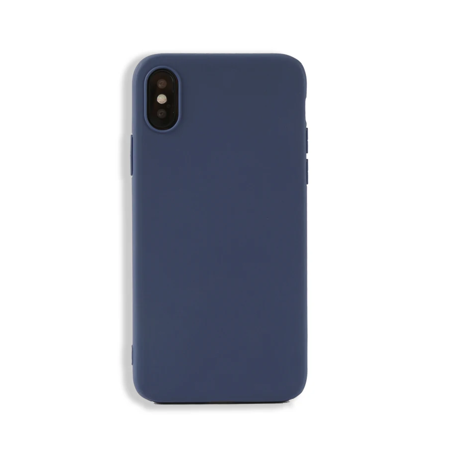 

Shockproof Candy Color Matte Skin Silicone Gel Soft TPU Matte Phone Case Cover For iphone X XS, 15 colors