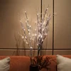 LED silver roots twig branch floral light 100cm artificial lighted branches fairy lighting for home office hotel decoration
