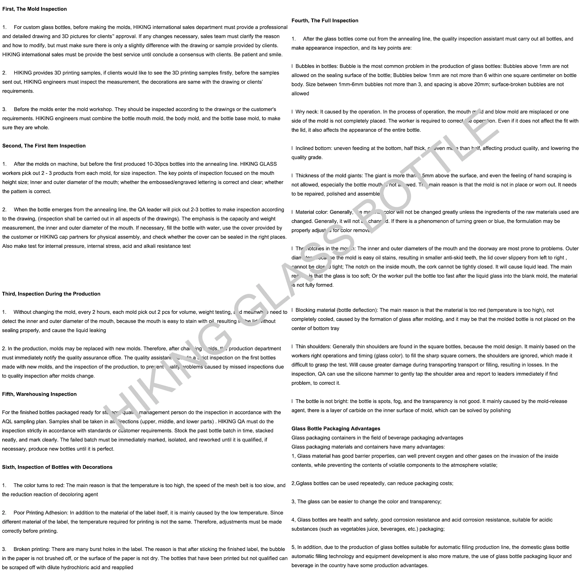 spirit 0.5l glass bottle