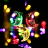 Quality Best-Selling moon and star shaped christmas decoration gift item 20 led solar string lights