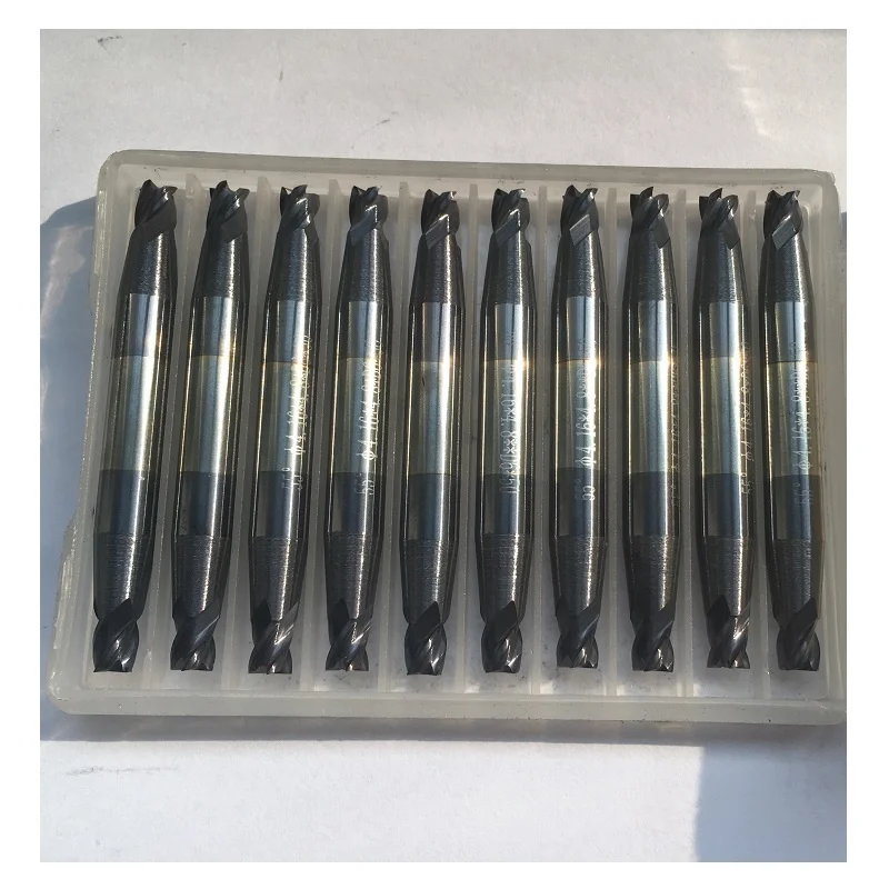 Tungsten Carbide Dual Heads 4-flute Milling Cutter