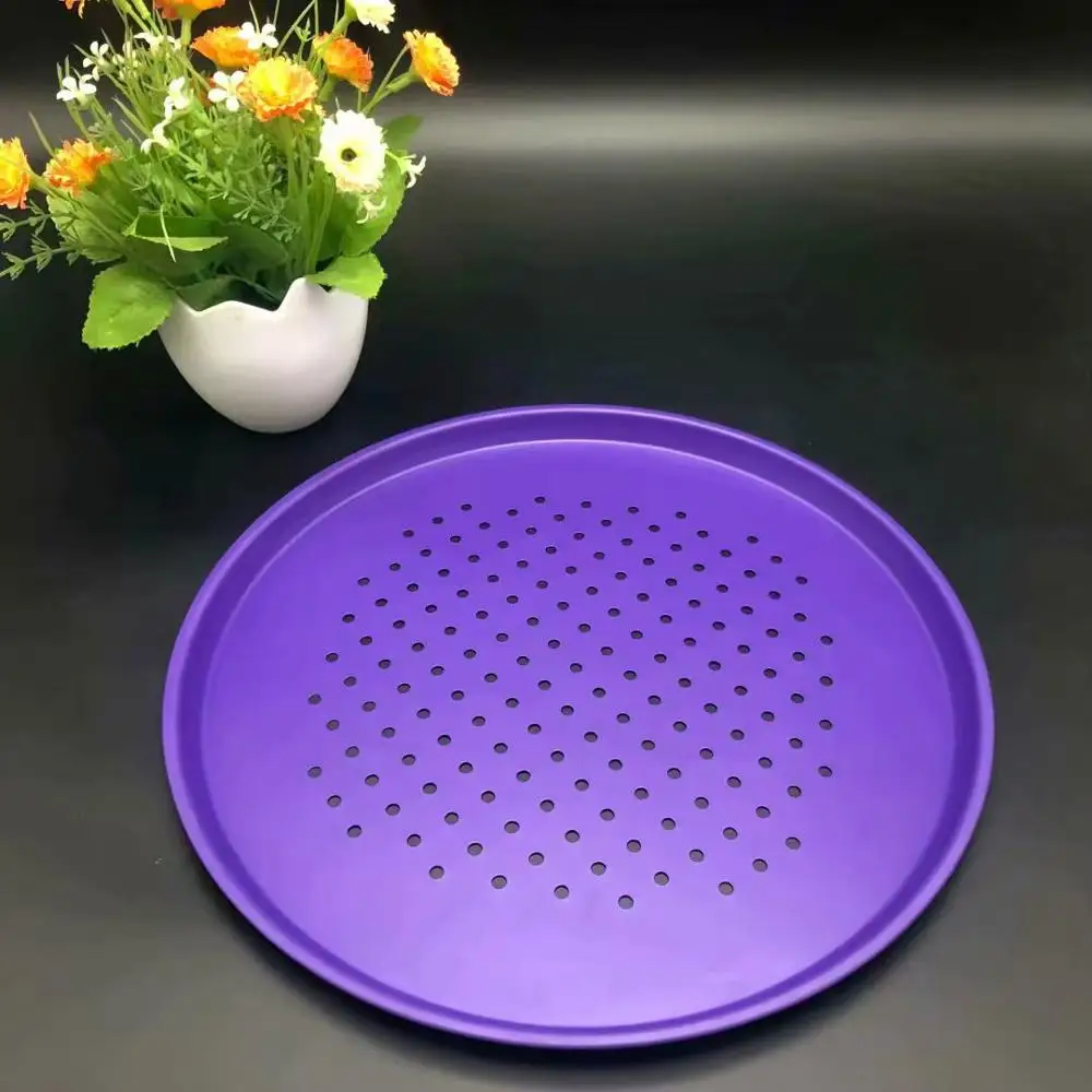 
factory supply hot sale baking tool non stick coating carbon steel perforated baking tray 