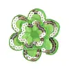 Custom Embroidery Fabric Cartoon Sequin Flower Large Applique Patches