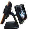 Factory retail 15 inch true flat touch screen dual monitor pos computer