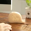J&R Newest Whale Shape Voice Touch Activated Modern Digital Alarm Dest Clock