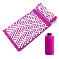 

wholesale non-toxic acupressure spikes washable acupressure padding with acupuncture massage pillow mat and acupressure pillow