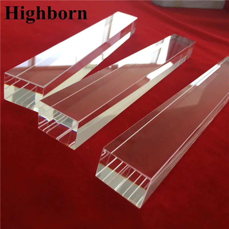 
Factory Supply High Purity Square Silica Quartz Stick Clear Fused Glass Rod 