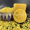 Physically processing natural honey bee wax