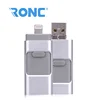 Multi-Function otg 3-in-1 usb cheap otg usb flash drive for iphone and android