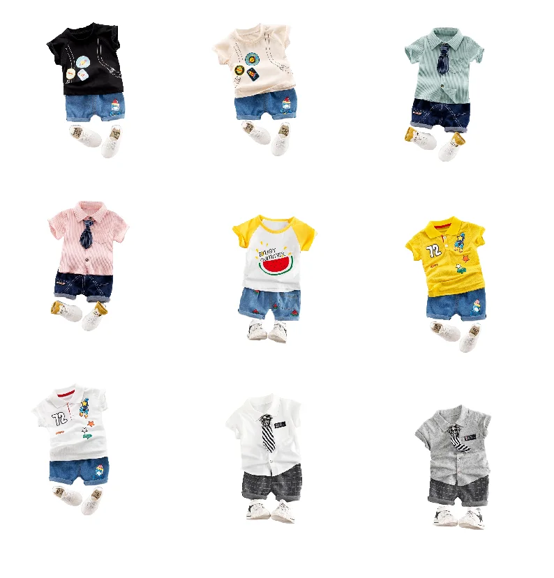 

girls clothing sets 2019 high quality little baby kids summer boutique child clothes pearl fashion korean style, As pic shows;we can according to your request also