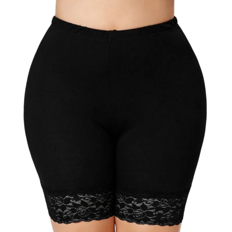

High Waist Lace Stitching Bag Hip Bottom Shorts Safety Pants