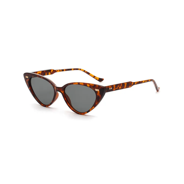 

Cute new design tortoise frame cateye sunglasses women