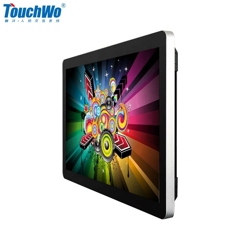 

21 21.5 22 Inch Capacitive Open Frame Touch Screen Monitor With USB Interface, Black-silver