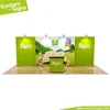 Jiangmen aluminum full color advertising cost effective shanghai exhibition booth builder