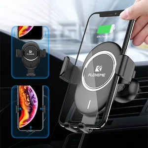 FLOVEME 10W Wireless Car Charger & Air Vent Phone Holder