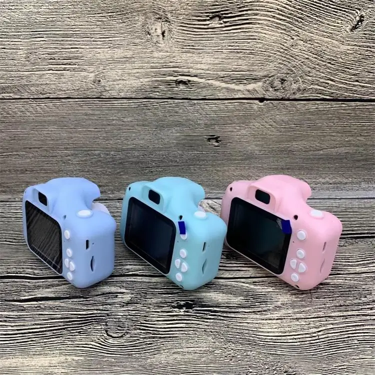 

Amazon Hot Product Christmas Gift Cartoon Design Toys For Kids Children Digital Action Camera, Pink;blue;green