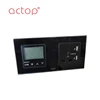 hotel Air Conditioner Digital Touch Screen Fan Coil Unit Room Thermostat and socket