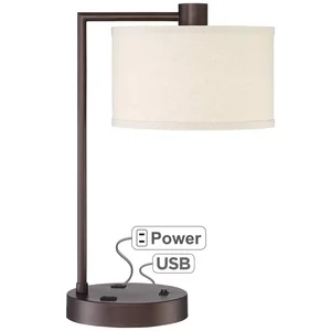 hotel table lamps with outlets