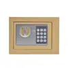 Customized mini electrical digits code safe security burglar proof deposit hot-rolling safes safety box safe personal safety box