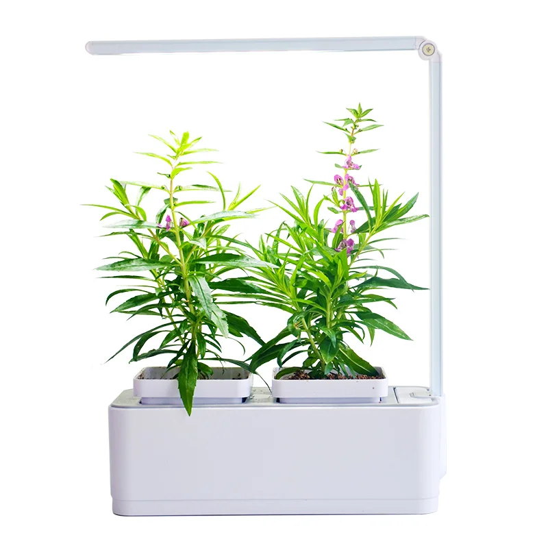 ONE ONE Indoor Smart Mini Garden Hydroponic Flower Pot with Led Light
