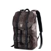 Men Big Capacity Casual Fashion Day Backpack Coating with Thick Two Tone Snow Polyester Fabric for Man