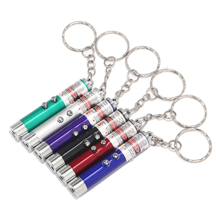 

Wholesale Battery Operated LED Light Pointer Cat Laser Toy, Pink,white,blue,yellow,black