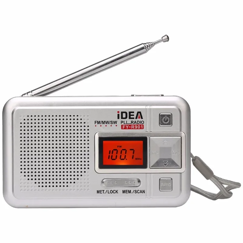 Multifunctional digital Mp3 retro alarm clock portable radio fm am sw with Usb Tf Card