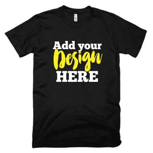 

custom your own graphic/logo to be printed on the t-shirts, N/a