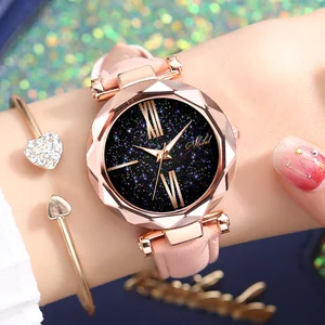 2019 new Korean version of simple casual star surface ladies watch SHSHD fashion trend new ladies watch wholesale spot 2