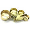 Golden Color Stainless Steel Measuring Cups Stainless Steel Stackable Set of 4