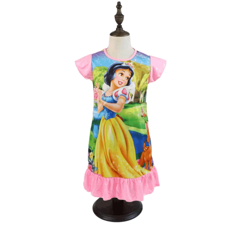 

New Kids Girls Toddlers Cute Cartoon Girl Sleepwear Sleep Dress