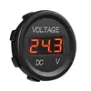 single digital dc voltmeter on car boat motorcycle