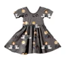 Fast shipping 2 to 3 days to US New born girl dress new model clothes short sleeve summer dress