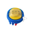 Balloon Plastic Easy Hand Foot Operated Air Bellow Pump Inflator Blue Yellow