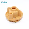 Motorcycle lamp socket connector yellow housing for car connector