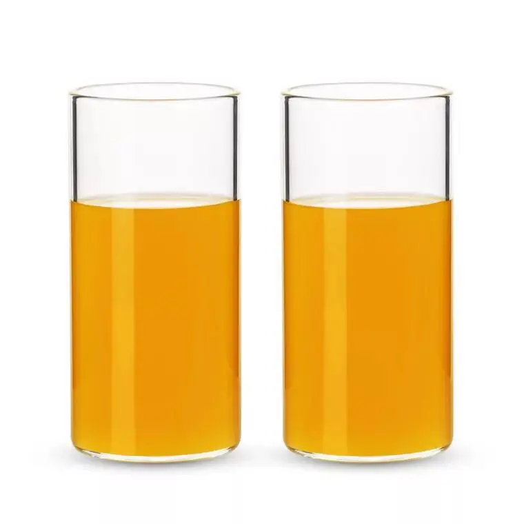 
transparent glass water glass Straight through cylindrical glass is popular in 2019 
