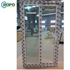 AS2047 2 Panel Frost Plastic Slide Patio Door For Meeting Room