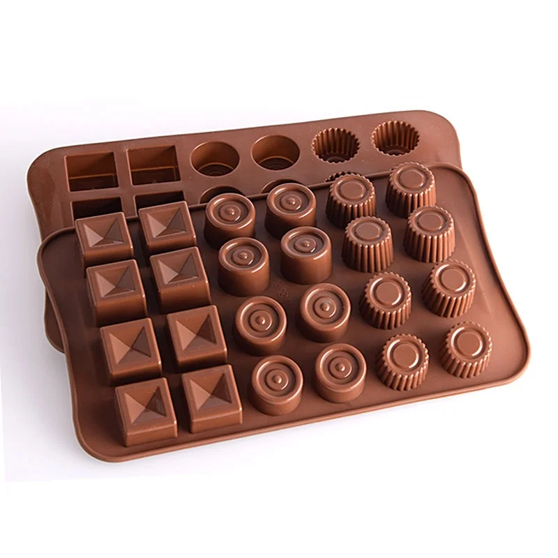

Hot Sale Candy Mold Cooking Cake Tools Silicone Chocolate Mold