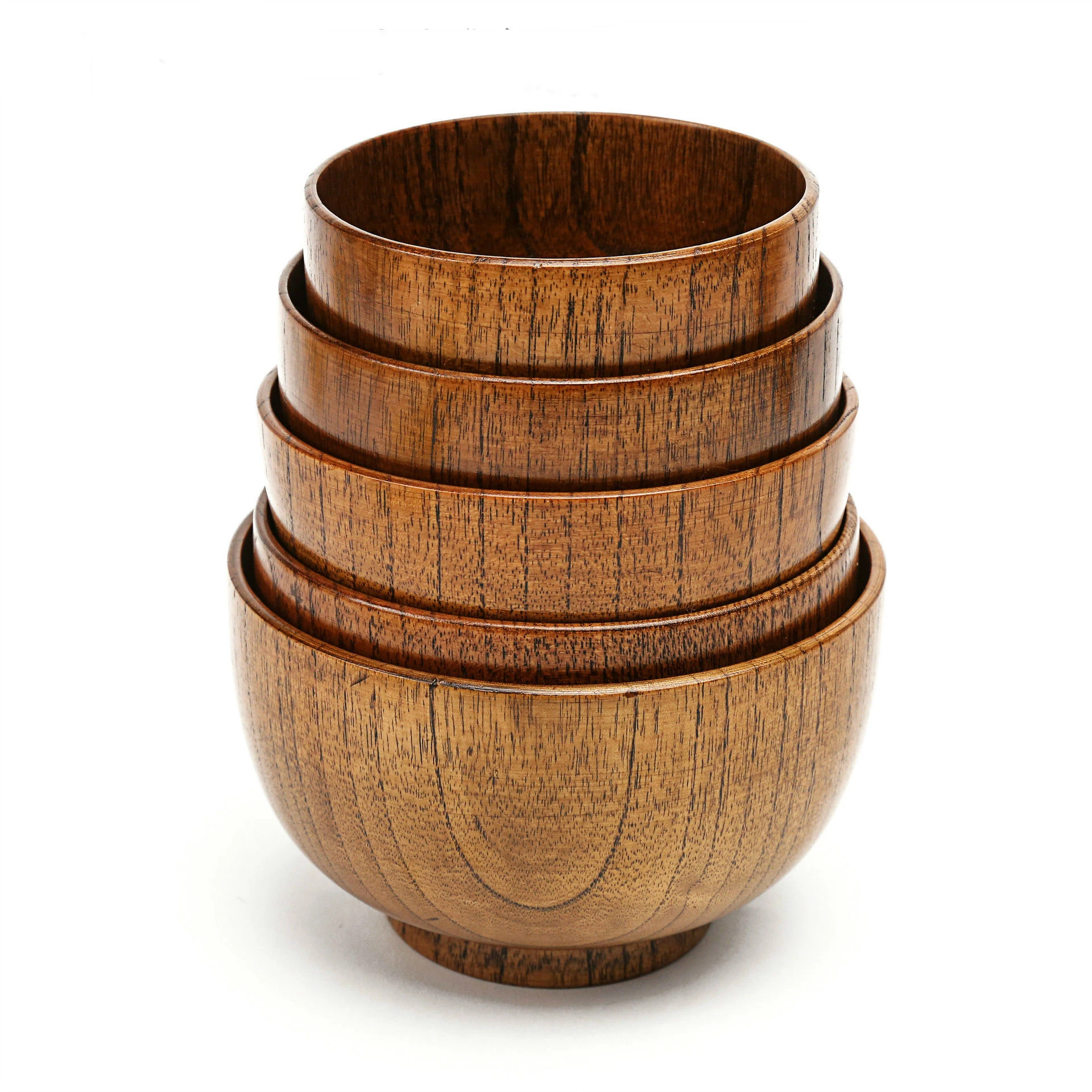 

Eco-friendly Fruit Salad Wood Bowl for Baby and Child rice bowl and dish