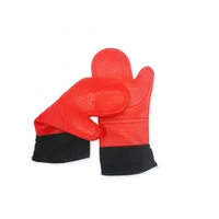 

Silicone oven mitts grilling bbq heat resistant kitchen gloves