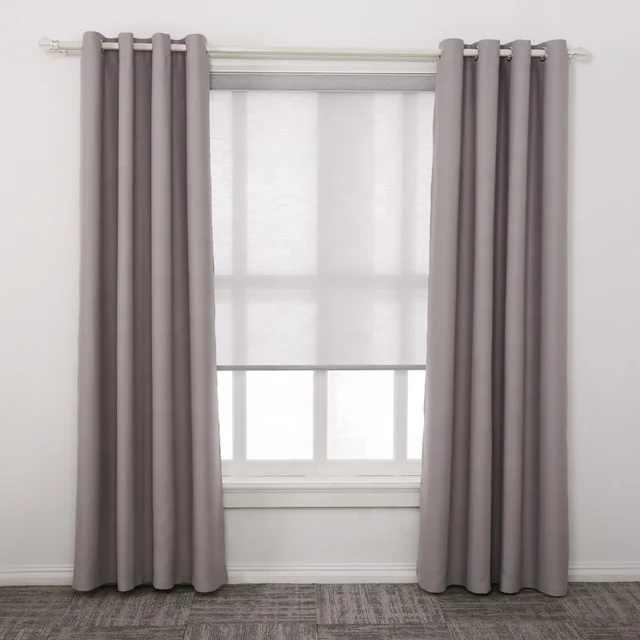 Brand Factory Sale Gray Modern Draperies Readymade Curtain Buy