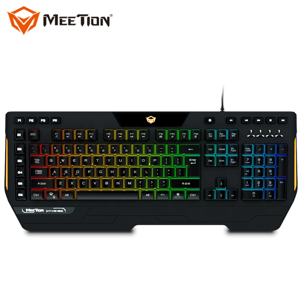 

MeeTion MK9420 Metal Programming Gaming Game Membrane Keyboard For Game