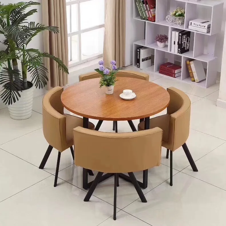 
european style kitchen furniture tempered glass table round glass dining table 